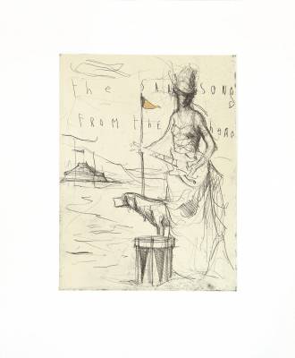 Luca Bellandi - Incisioni - Gate 18  - incisione ceramolle su fondino con retouchè. tiratura 75 - cm 50x60 - Galleria Casa d'Arte - Bra (CN)